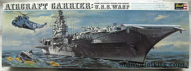 Revell 1/520 USS Wasp Aircraft Carrier Gemini Recovery, H375 plastic model kit